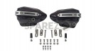 Fit For Royal Enfield Shotgun 650 Tinted Black Color Hand Guard Kit - SPAREZO